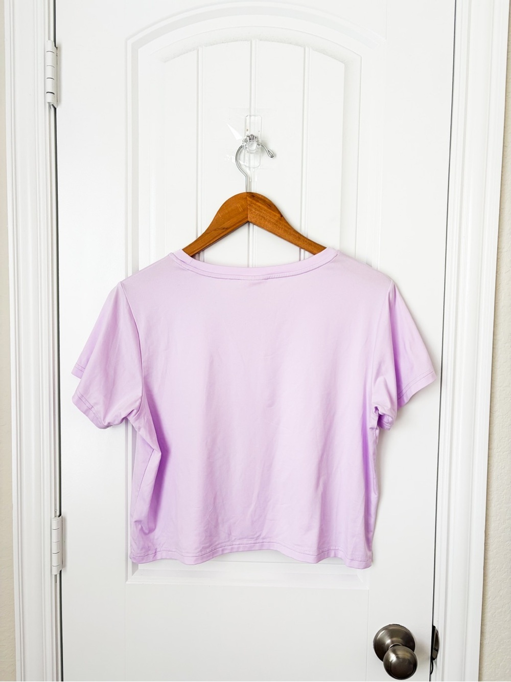 Terez Pastel Lavender Athletic Tee Size Medium - Picture 3 of 3